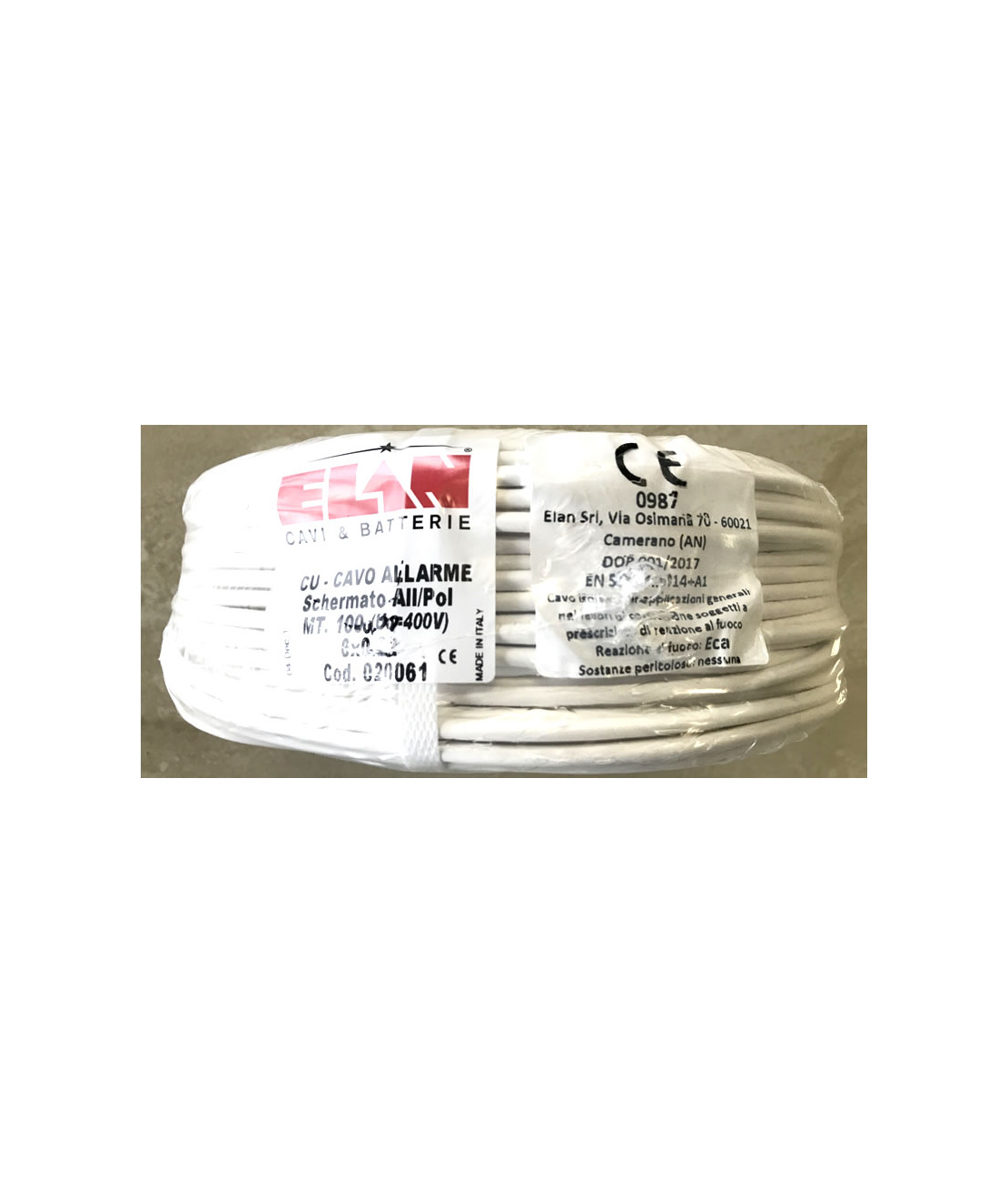 ELAN Аларменкабел 6x0,22mm Cu екраниран