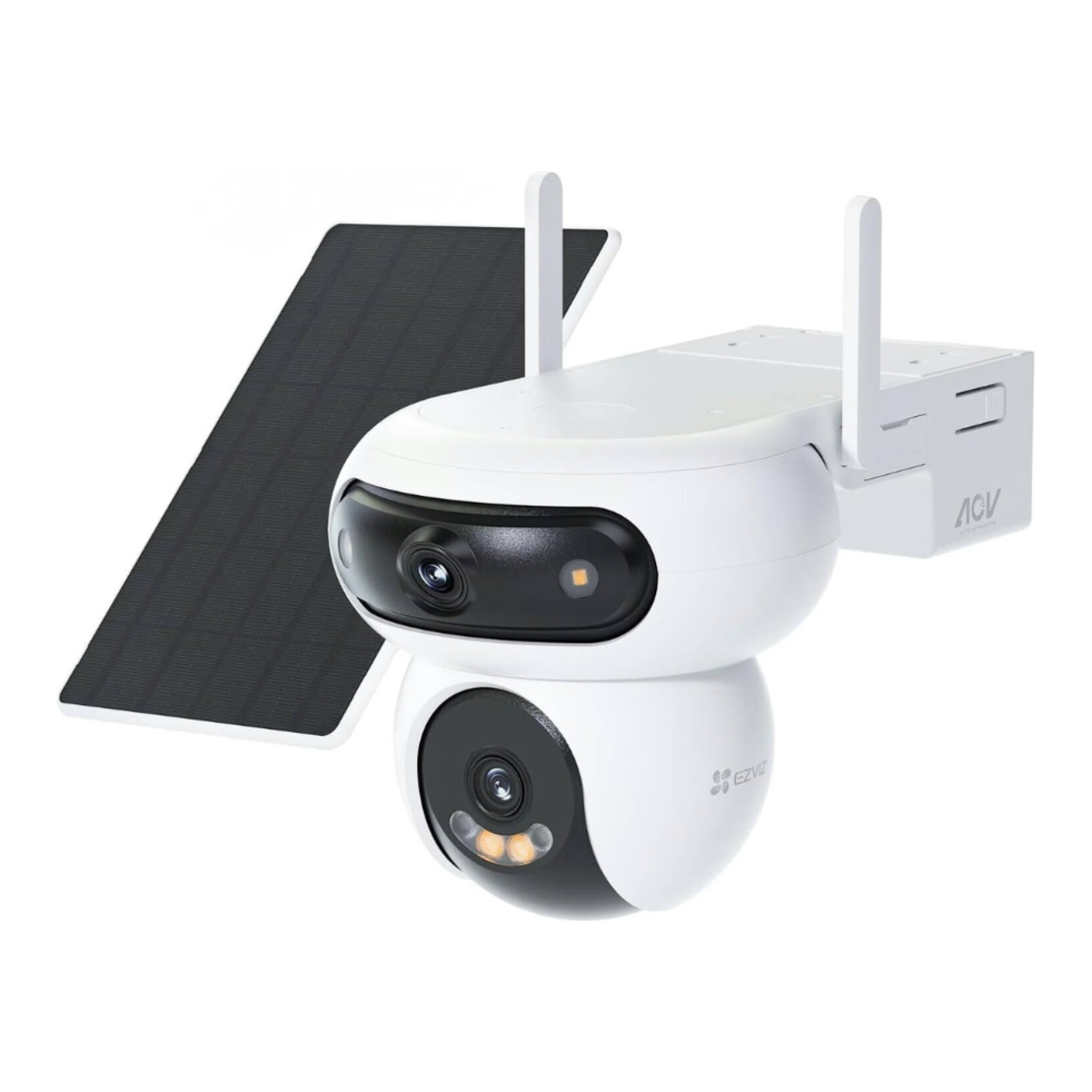 EZVIZ CS-HB90x/SP PT камера 360° Panoramic View, WiFi и 4G, 4MP+4MP, Соларен панел, AOV