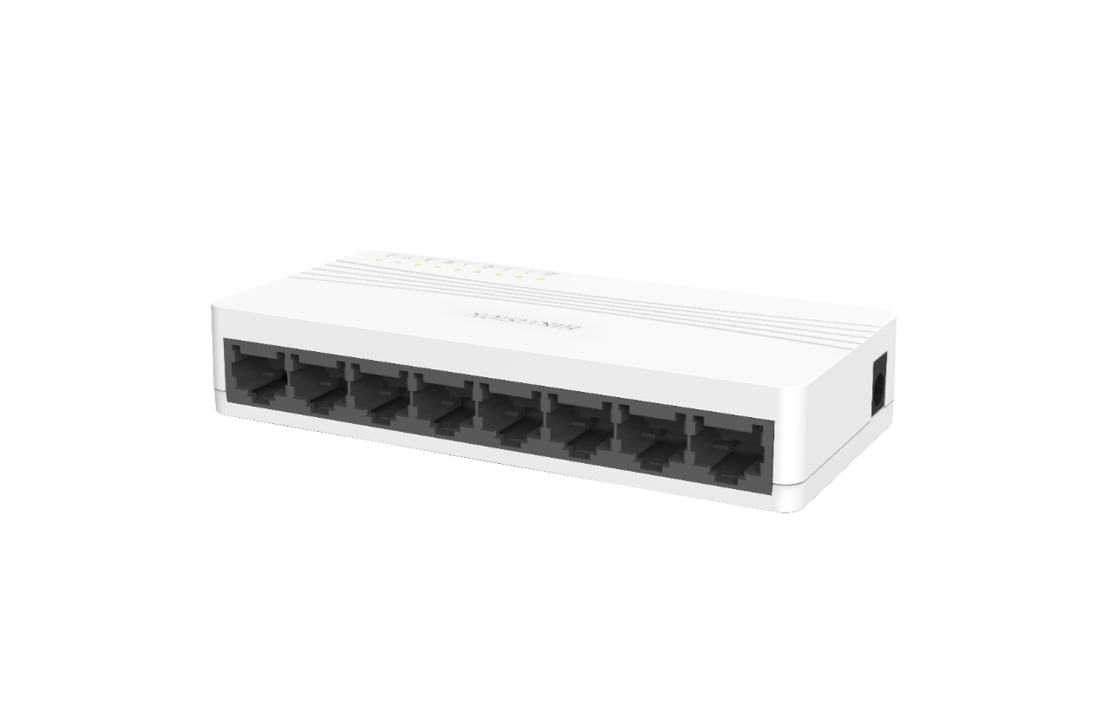 Суич HikVision DS-3E0108D-E SOHO, 8-port 10/100Mbps