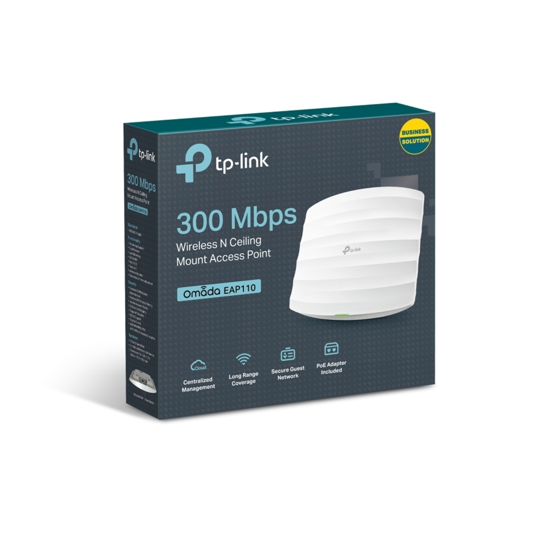 Access Point, 300 Mbps за монтаж на таван - Omada by TP-Link EAP110