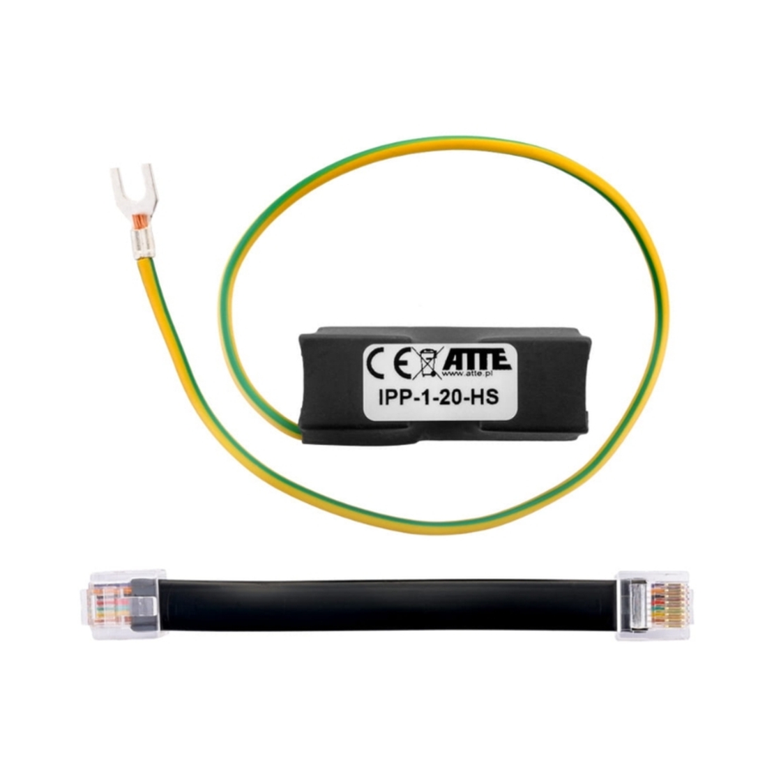 Gigabit LAN + PoE защита от пренапрежение - ATTE Power IPP-1-20-HS