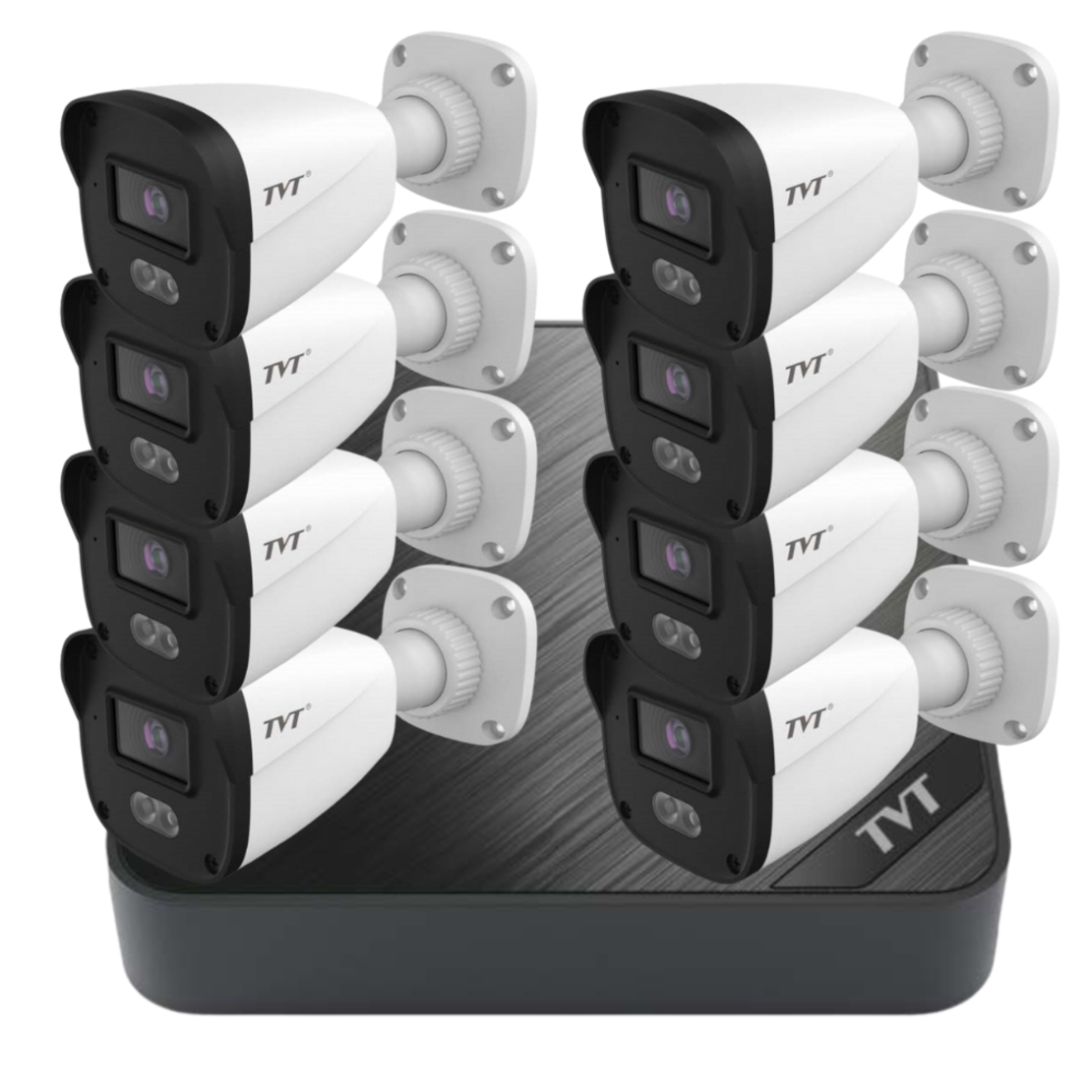 TVT комплект 8 bullet камери и NVR