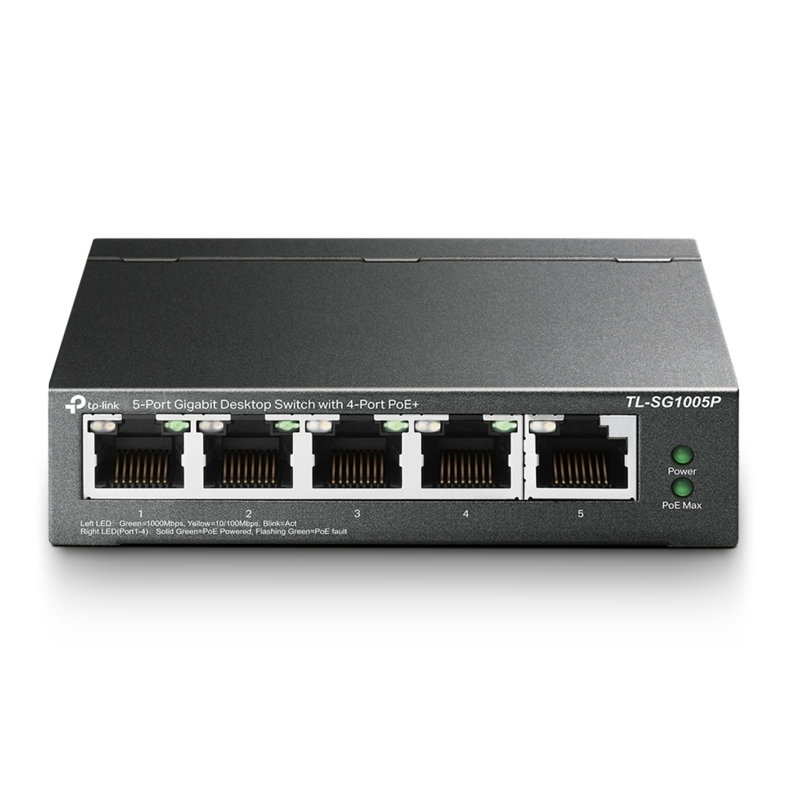 5-портов 10/100/1000 Mbps Desktop Switch с 4-порта PoE+ - Omada by TP-Link SG1005P