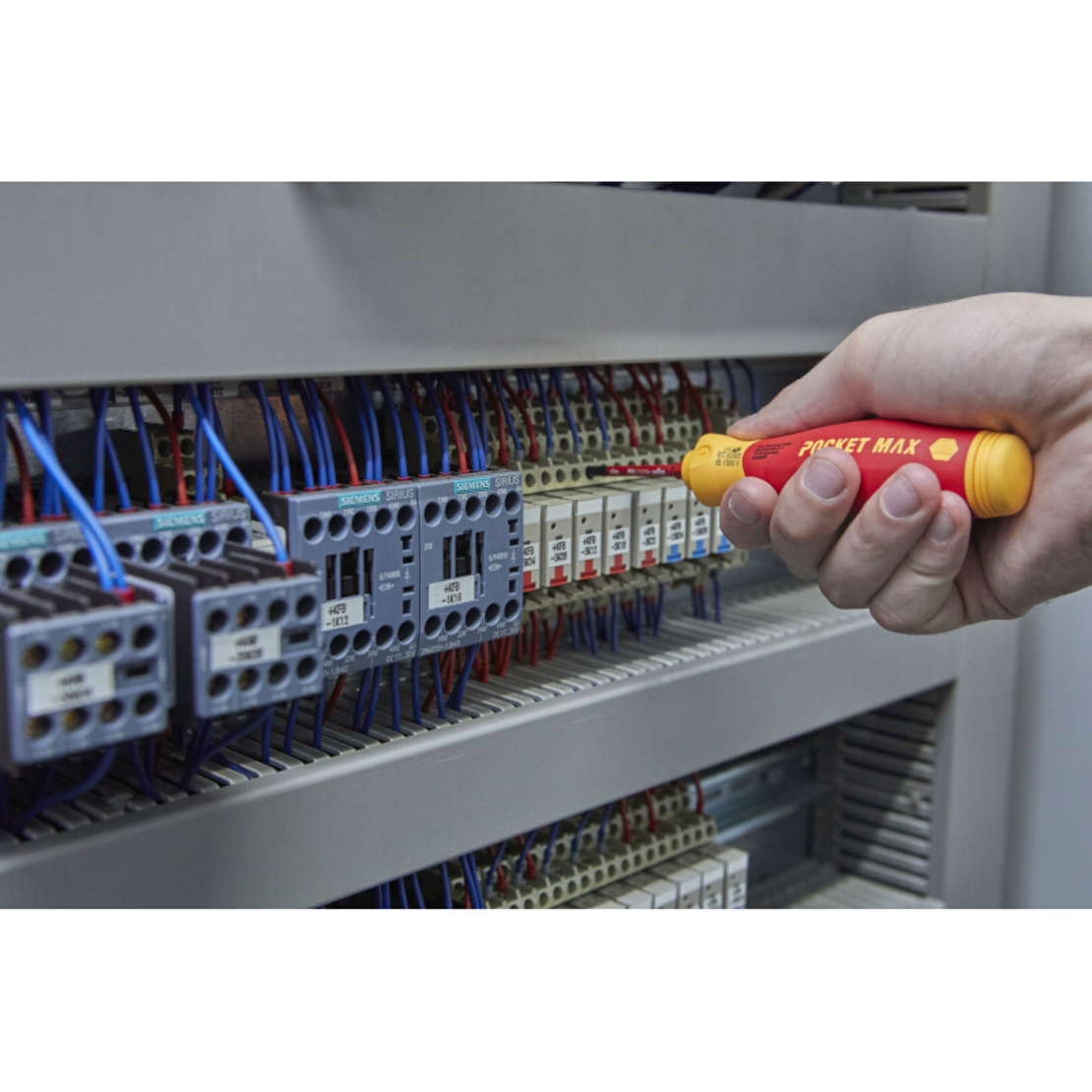 Отвертка с държач за битове, 5 части PocketMax electric - Wiha PocketMax® WH45296