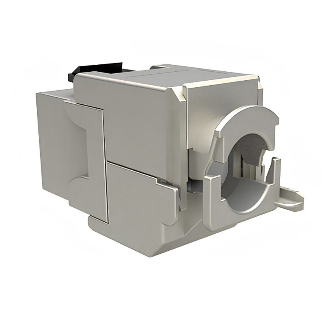 Конектор toolless Cat.6 STP 1ХRJ45 BK SA, AWG 26 - 22, solid - Solarix 25286802