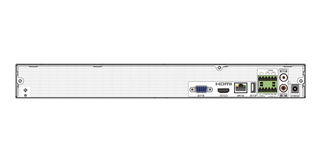 NVR TVT 16CH TD-3116H2-B2-B 112Mbps, 2xHDD