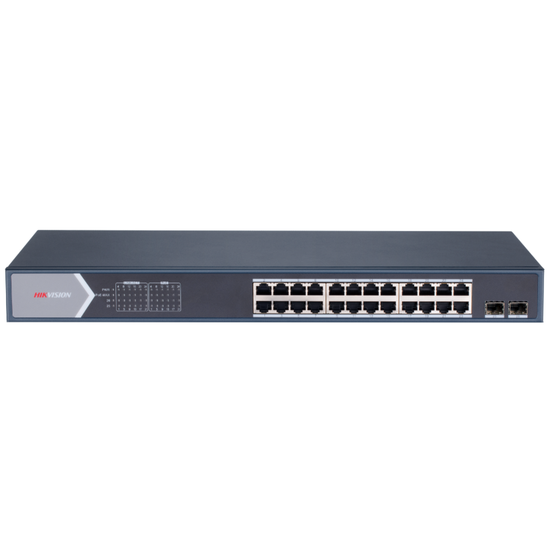 PoE Суич HikVision DS-3E1526P-SI Smart Managed 24 Gigabit PoE, 2 Gigabit SFP 370W