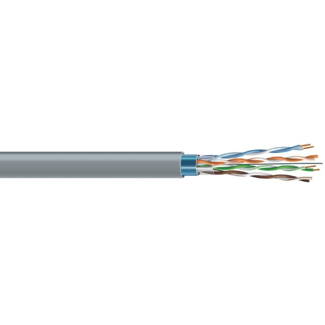 Кабел cat. 5e F/UTP 4x2x0.46 100 MHz PVC - 305 m - ECG E7091079