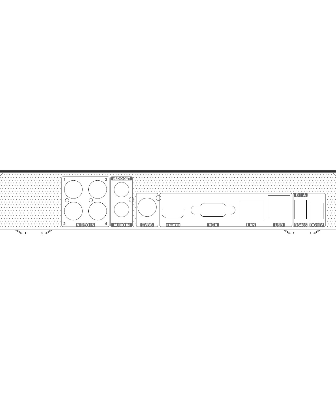 DVR TVT 4CH Hybrid TD-2104NS-HC-H, +2CH IPC