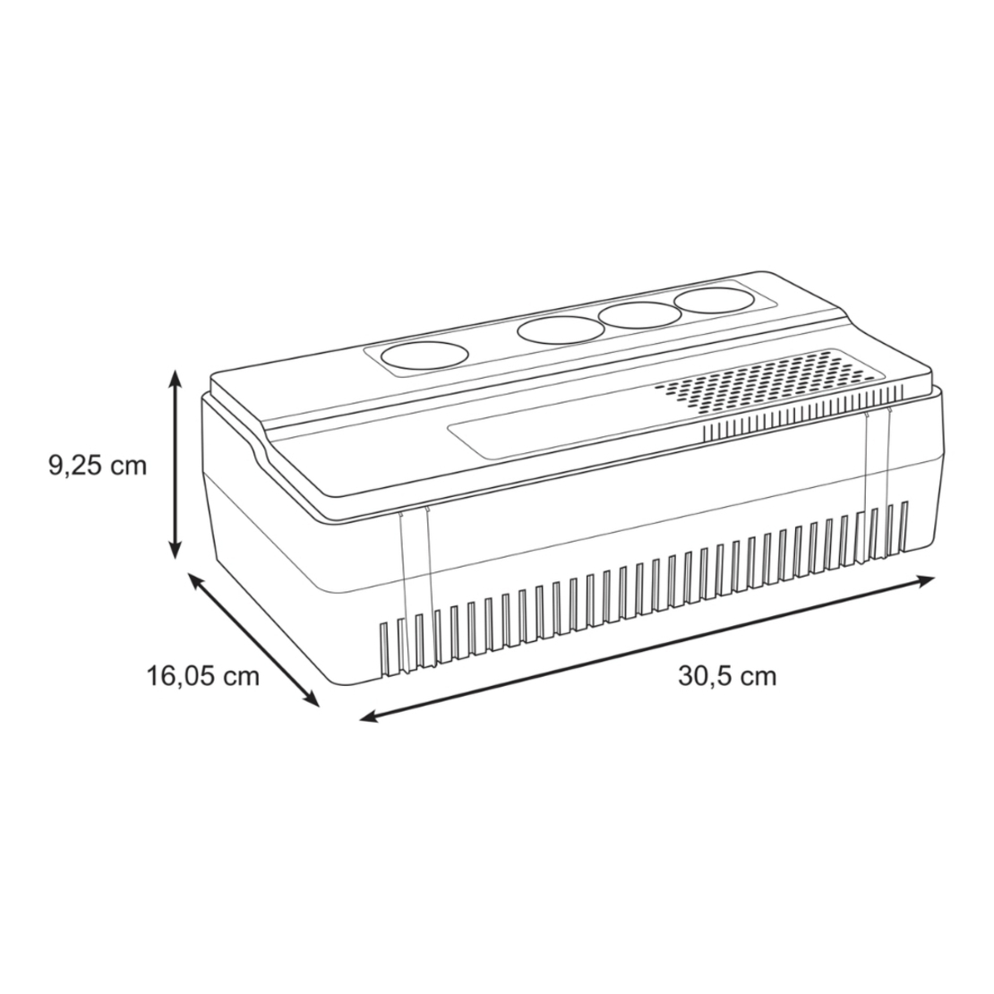 UPS Line-interactive 800VA / 450W - SCHNEIDER ELECTRIC Easy BVS800I-GR