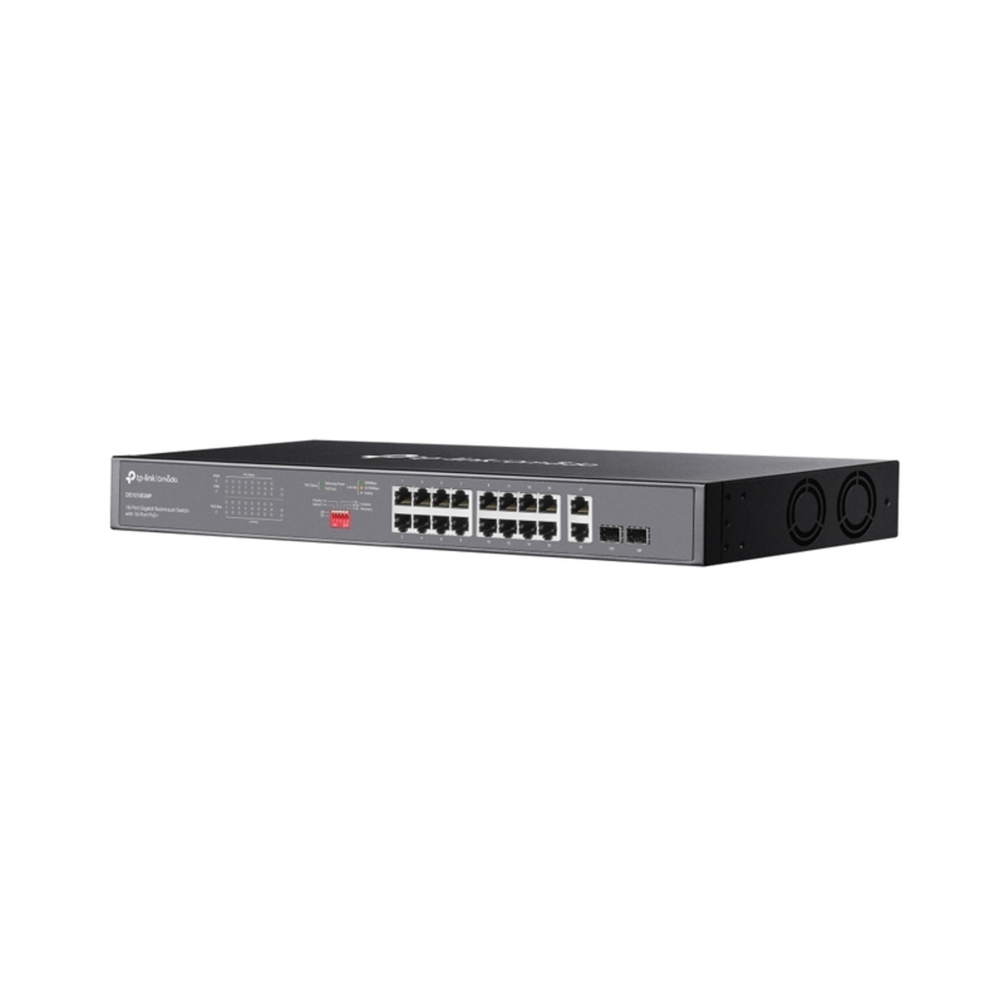 18-Port Gigabit Unmanaged Rackmount Switch with 16-Port PoE+ Omada by TP-Link DS1018GMP