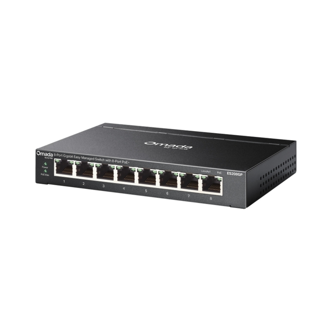 8-Port Gigabit Easy Managed Switch with 8-Port PoE+ Omada by TP-Link ES208GP
