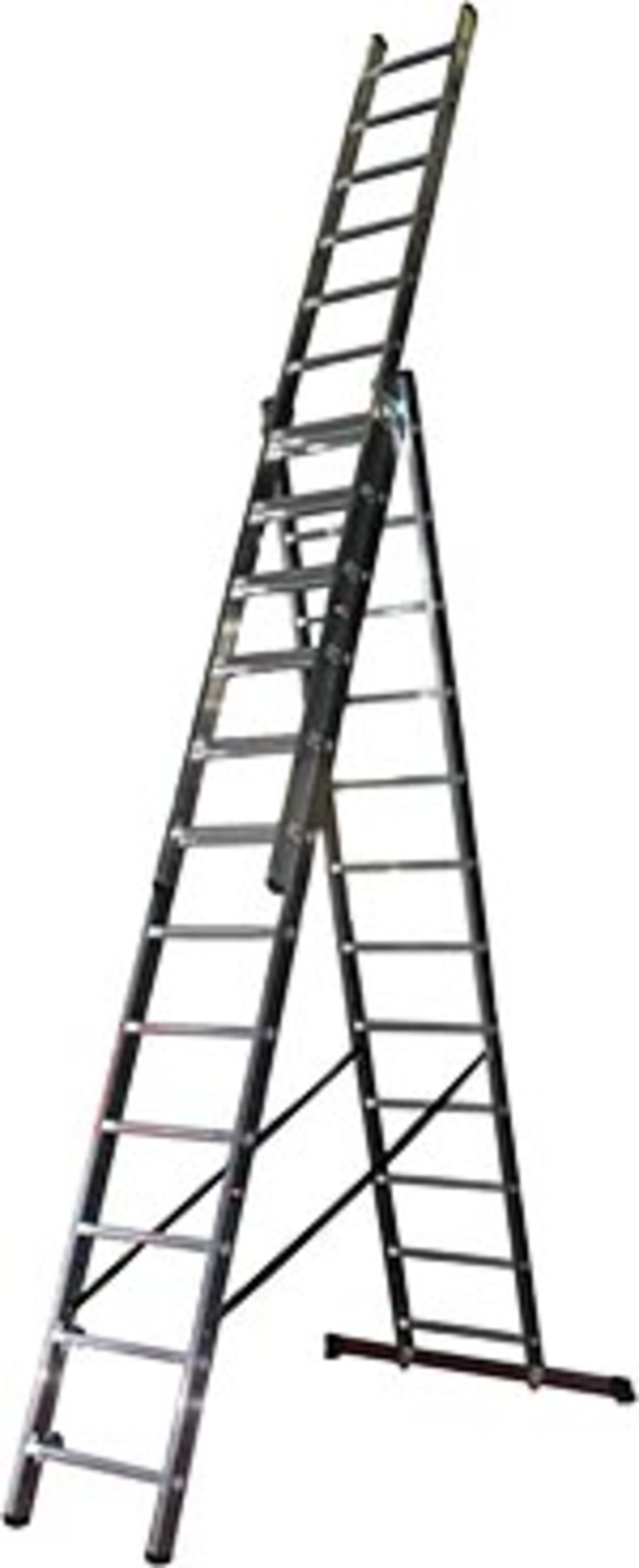 Трираменна алуминиева стълба CP311, 3x11 
