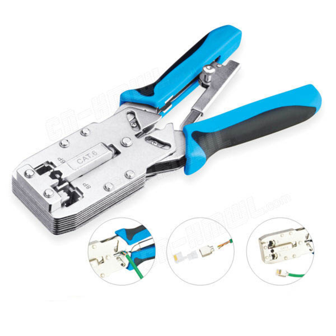 Клещи кримпващи Cat6 with Ratchet, TL-2810R, 8/6 Pin