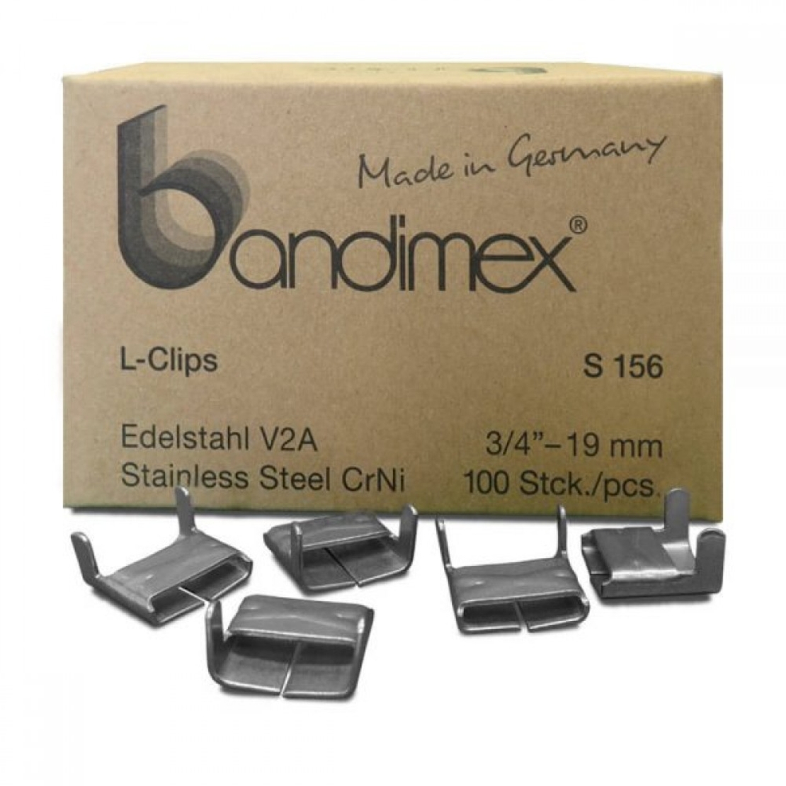 Скоба за стоманена лента Bandimex - 10мм