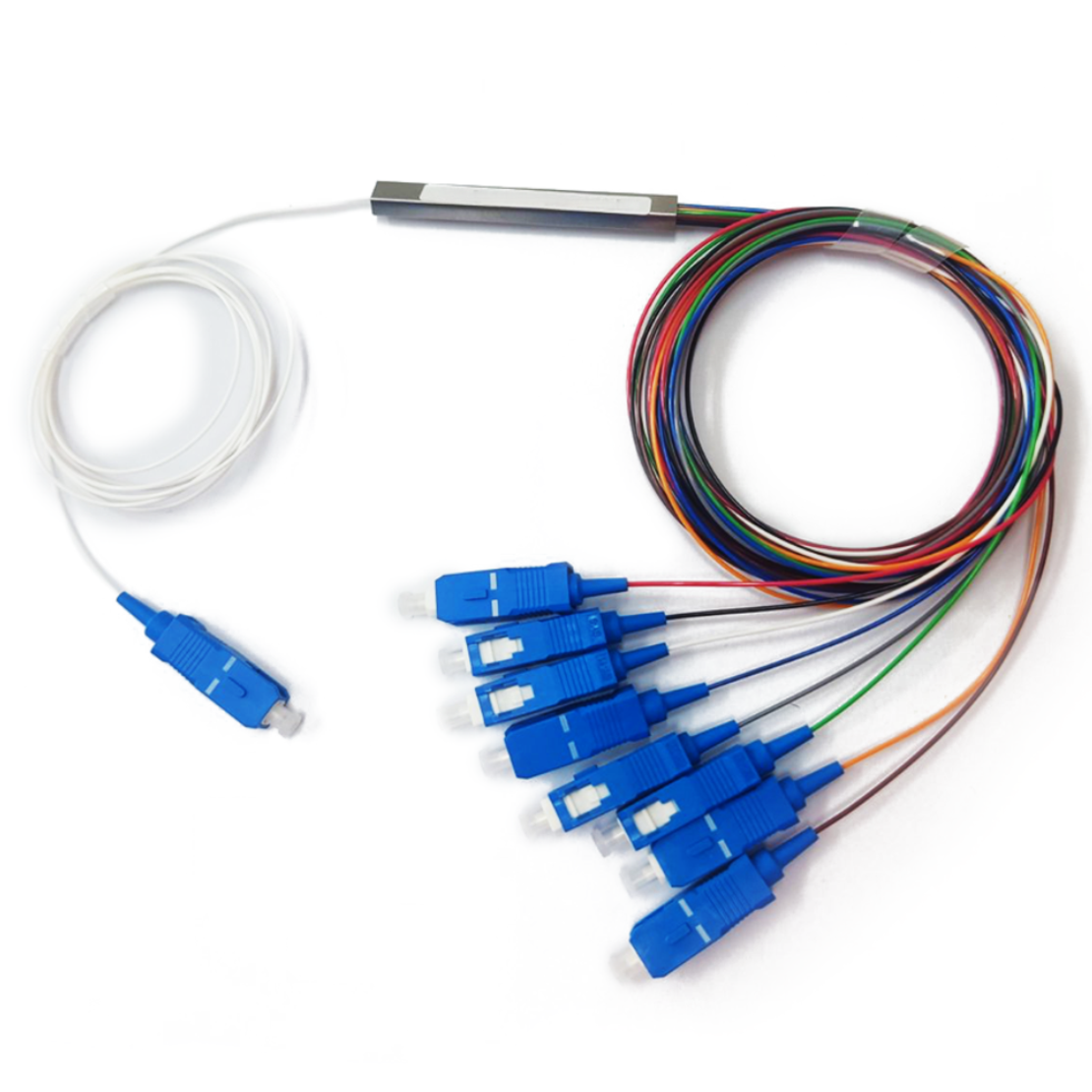Мини PLC сплитер SC/PC 1x8