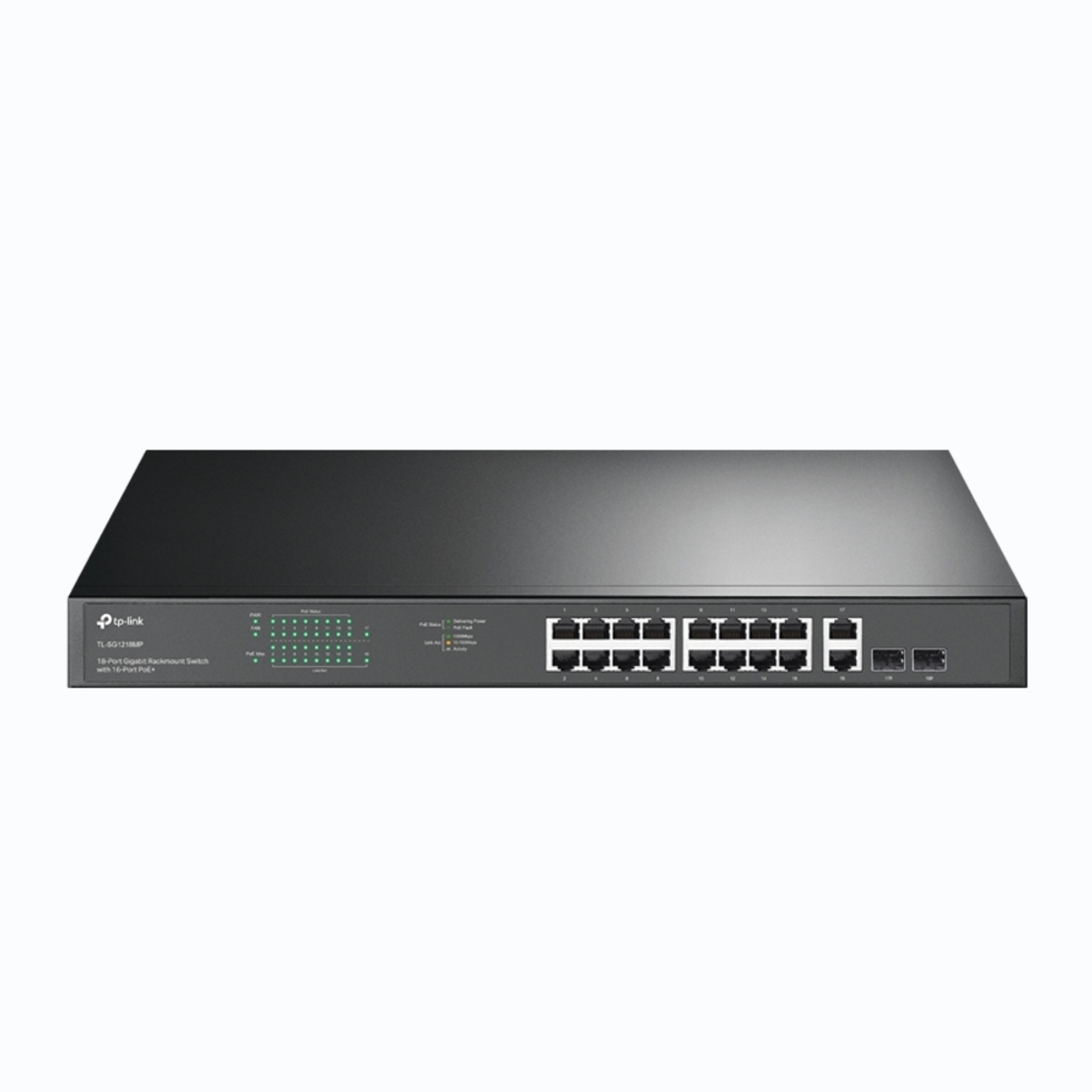 18-портов Gigabit Rackmount Switch с 16 PoE+ - Omada by TP-Link SG1218MP