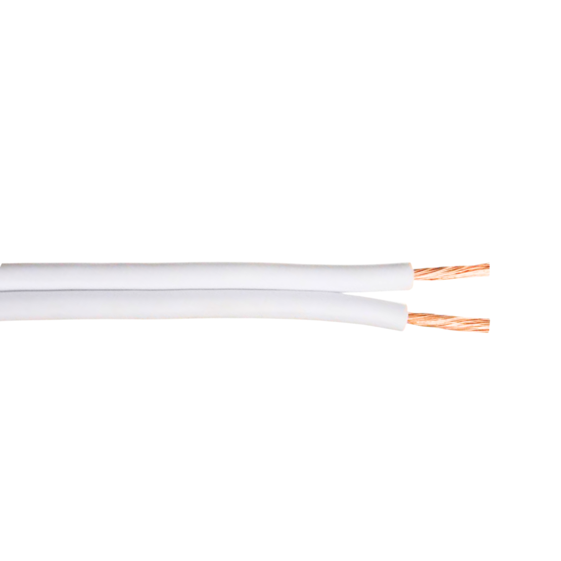 Кабел H03VH-H 2x0.75 мм2 бял