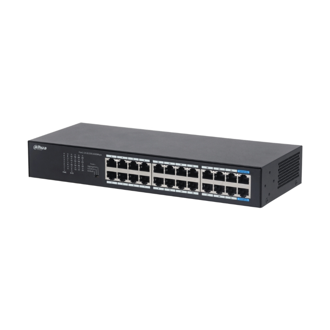 24 портов гигабитов суич L2 неуправляем - DAHUA S3024-24GT