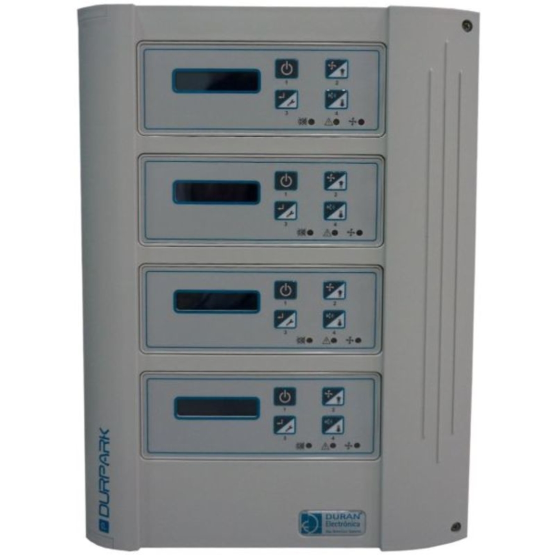 Газ анализираща централа за CO и NO2 с 4 зони до 16 детектора - Duran Electronica DKCT411