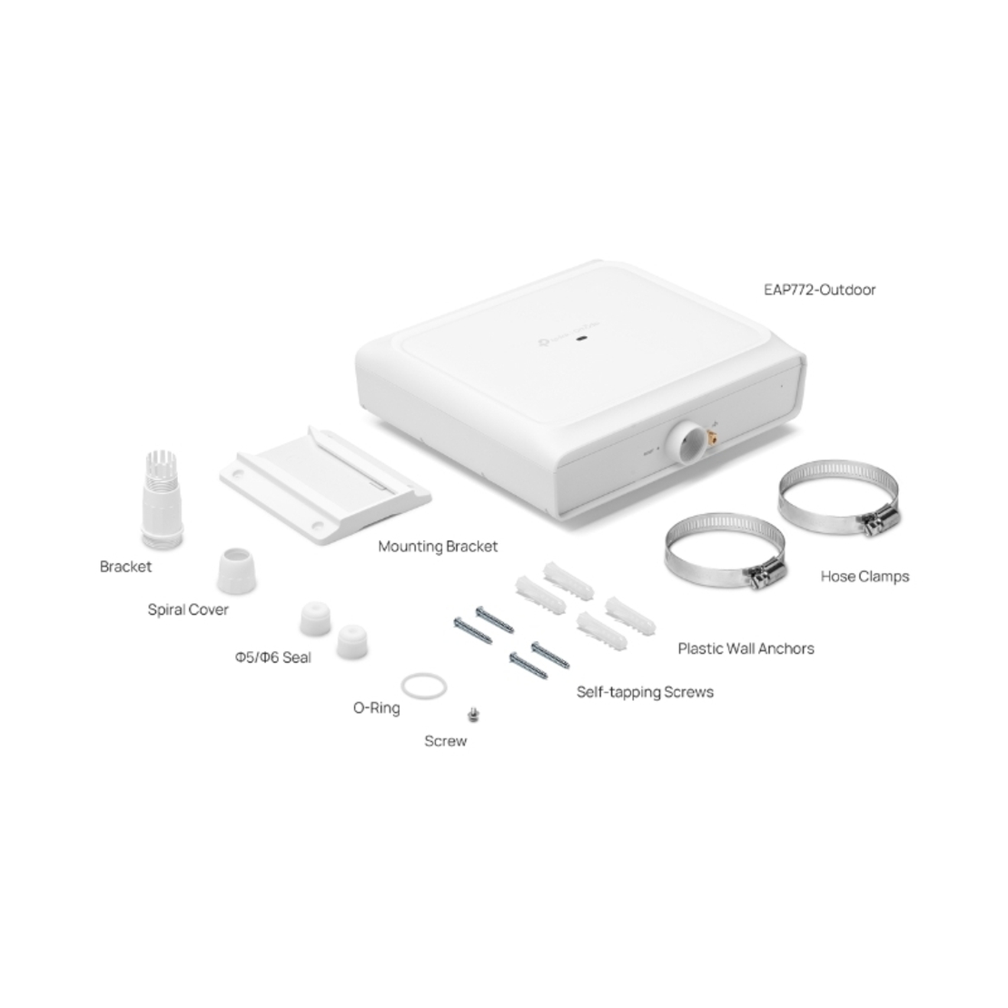 Tri-Band Omni BE9300 Indoor/Outdoor WiFi 7 Access Point - Omada by TP-Link EAP772-Outdoor