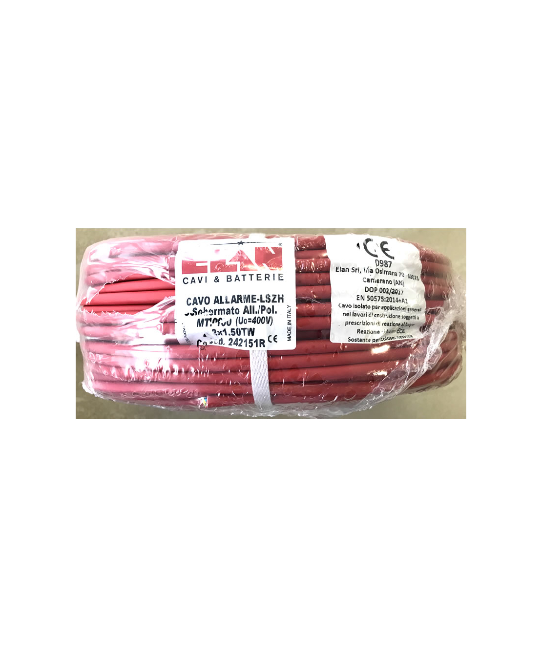 ELAN Пожарен кабел 2x1.50 GR3 400V
