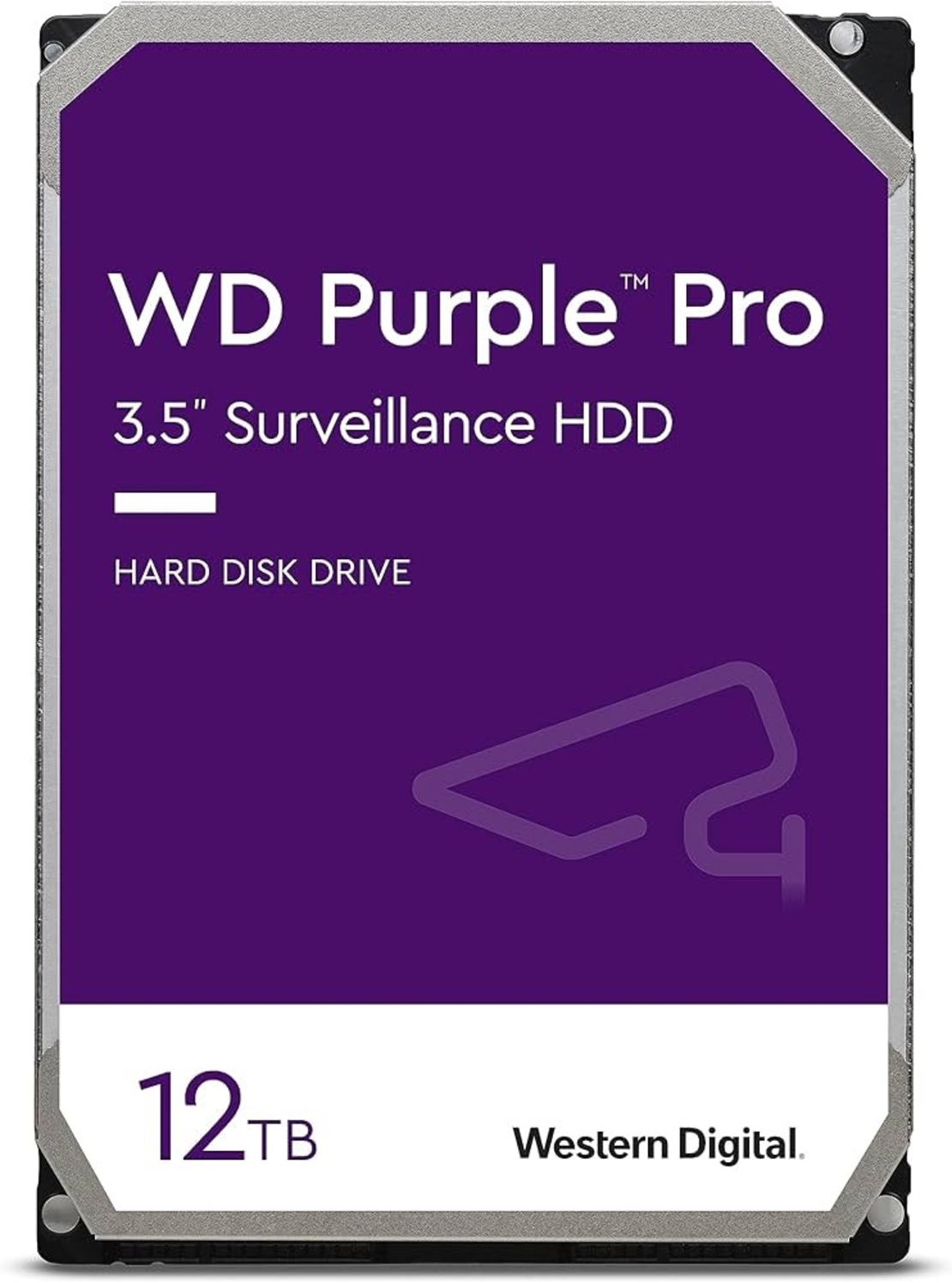 Твърд диск WD Western Digital WD121PURP,12TB,7200,3.5in,SATA 3.0