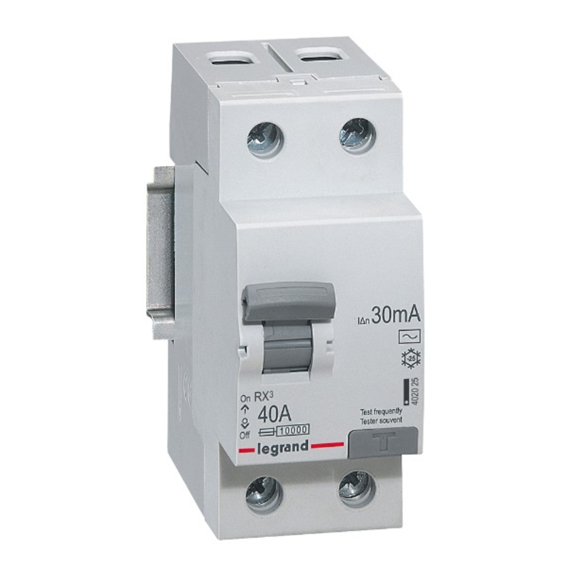 ДТЗ 2P 40A 30mA тип AC - Legrand RX3 402025