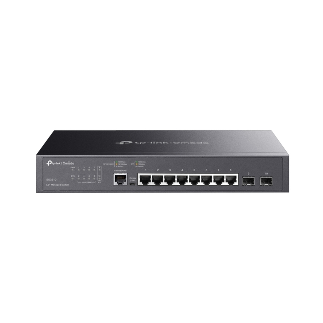 8-Port Gigabit L2+ Managed Switch with 2 SFP Slots - Omada by TP-Link SG3210