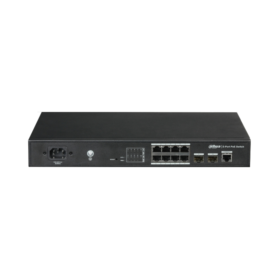 11 портов PoE мрежов комутатор L2 неуправляем - DAHUA PFS4210-8GT-150