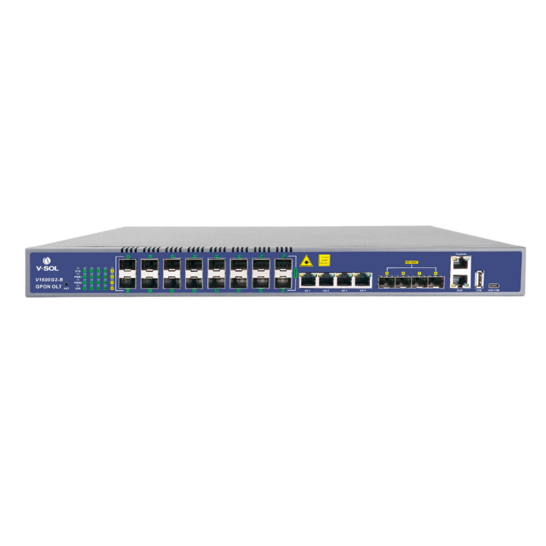 GPON OLT с 16 PON порта - L3 + WEB, V1600G2-B