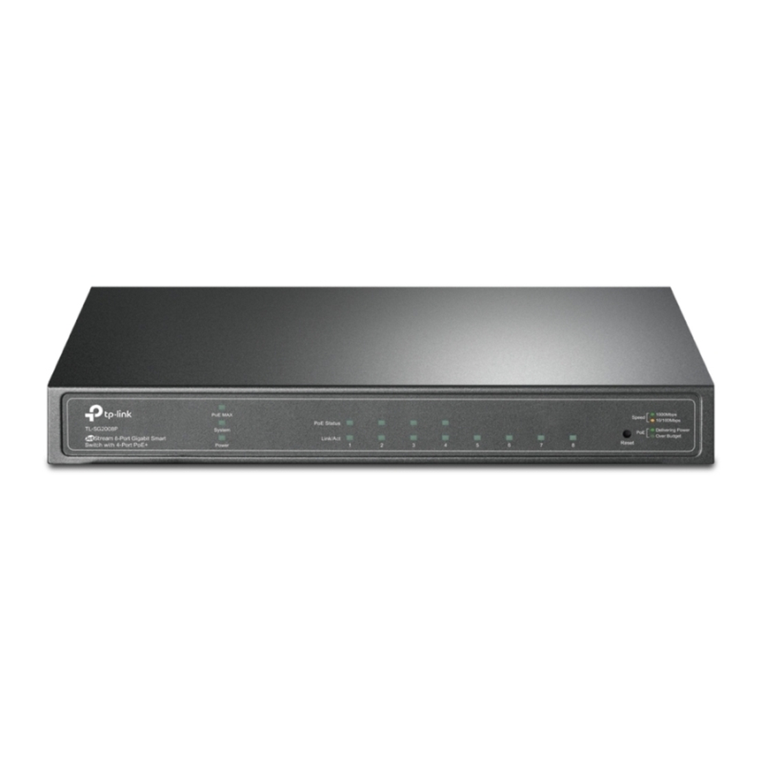 JetStream 8-Port Gigabit Smart Switch with 4-Port PoE+ Omada by TP-Link SG2008P