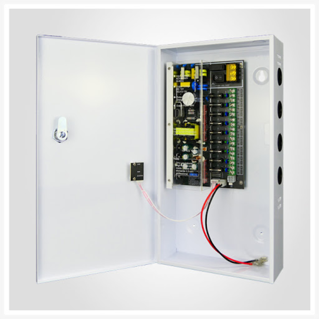 Захранващ блок 12V/8A 8 изхода UPS функция метална кутия - ANDGOOD SIWD1208-09CB