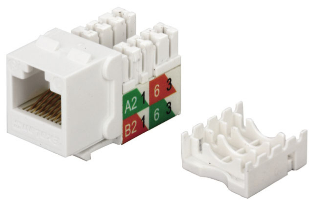Гнездо интернет RJ45 XC-803 Cat5e Slim