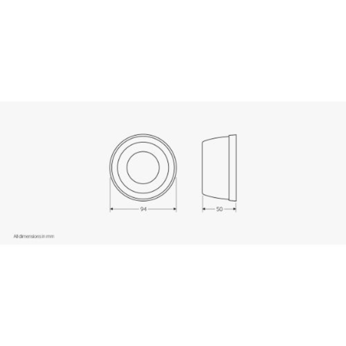 PIR датчик за присъствие за открит монтаж, IP54, ON/OFF, програмируем - CP Electronics EBDSM-PRM CP120002