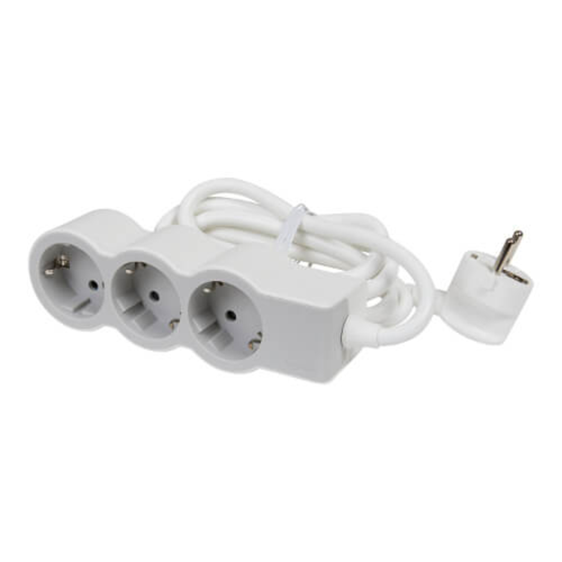 Разклонител 3x 2P+E Шуко, с кабел 3m, цвят Бял - Legrand Standart 694559