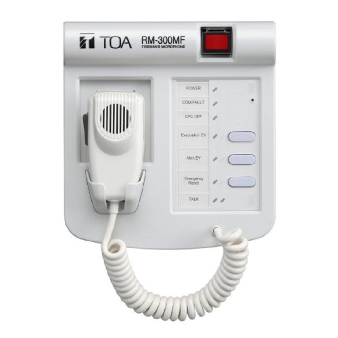 Микрофон - спешни повиквания, бутони Alarm Switch, Evacuation, Alert, Reset - TOA RM-300MF 30400022