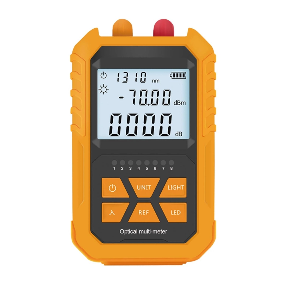 Измервател на оптична мощност -50+26dBm +15mW VFL +RJ45 Tester