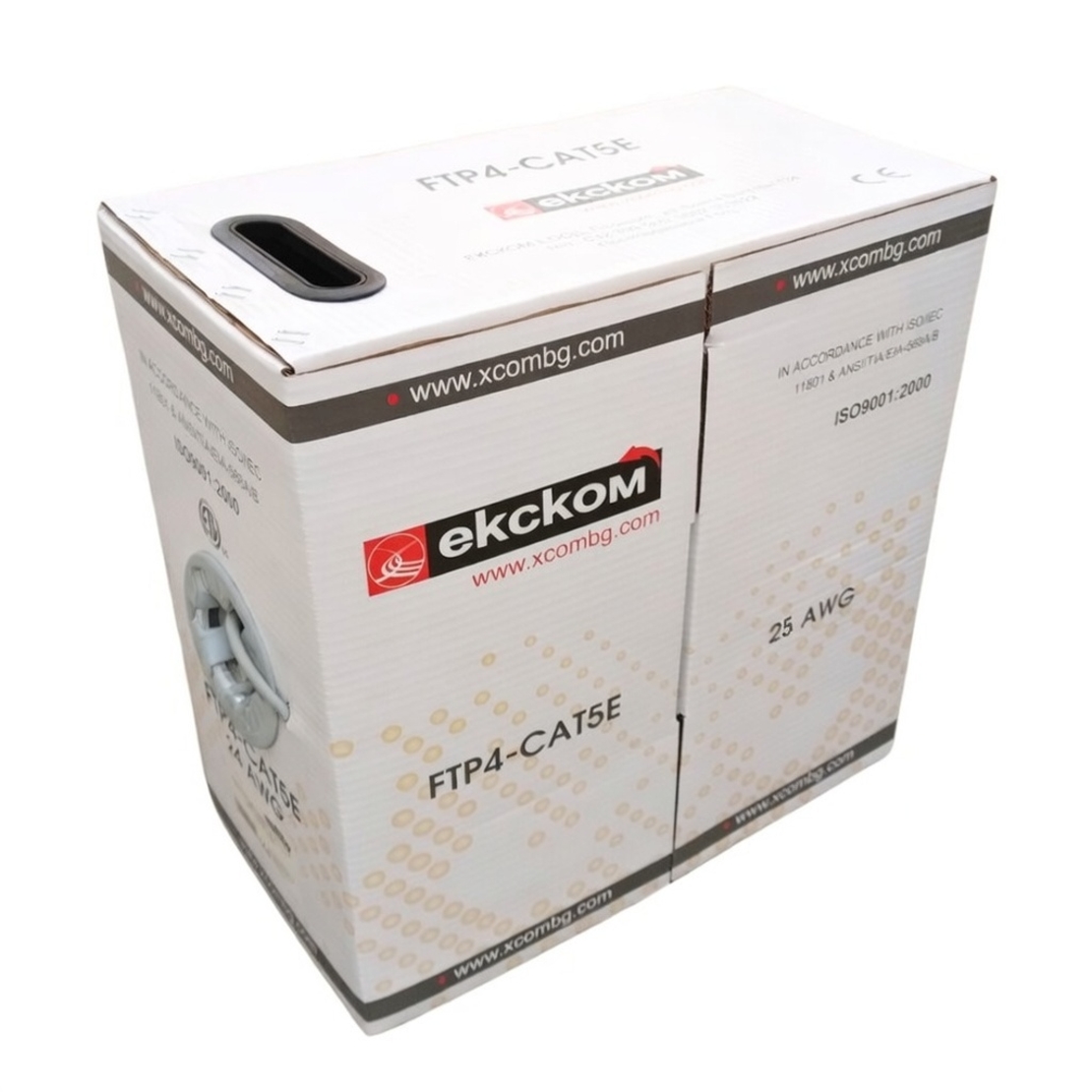 Кабел FTP Cat5e 25AWG 0.45mm Xcom Cu 305m - GREY