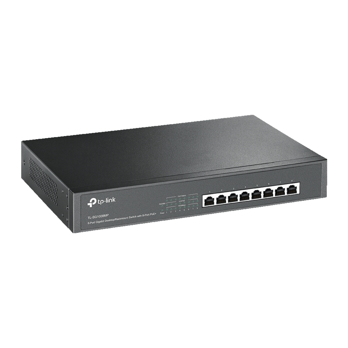 8-портов Гигабитов суич, PoE+ - Omada by TP-Link SG1008MP