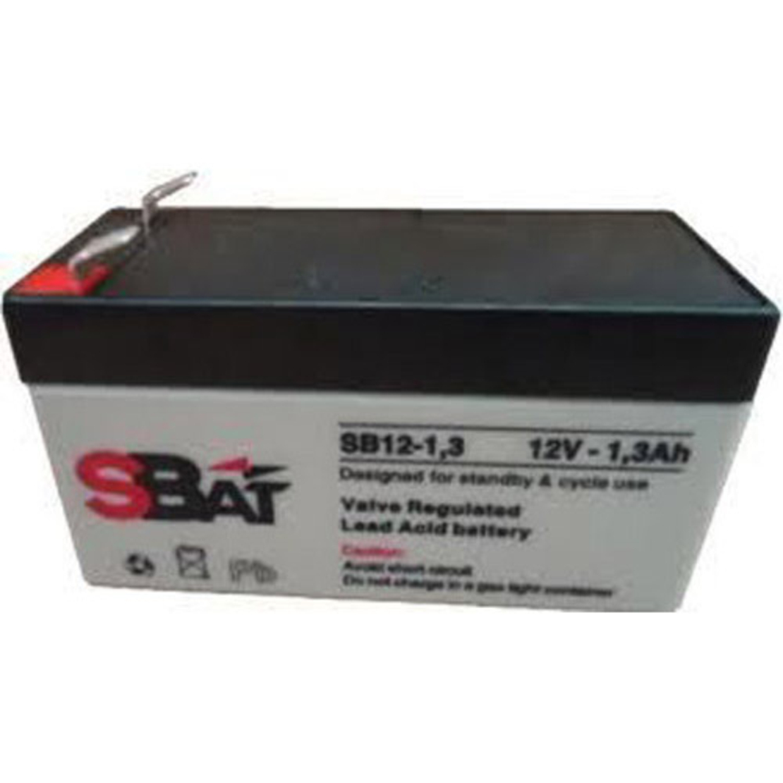 Акумулатор 1.3Ah - SBat SB 12-1.3
