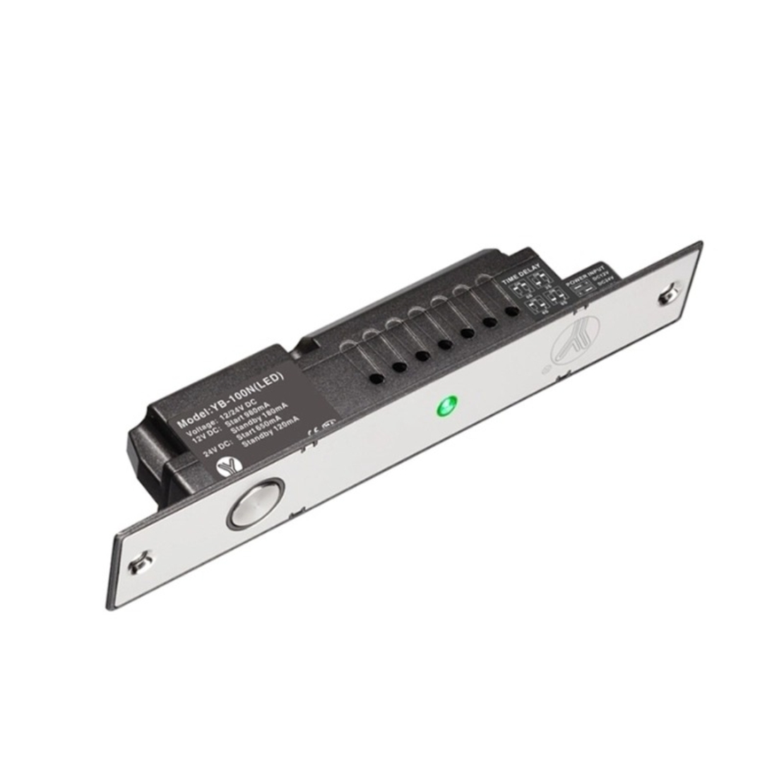 Електрически болт YB-100N(LED)-2P Fail safe със зумер, LED и датчик за състояние