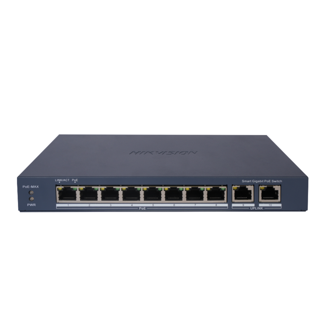 PoE Суич HikVison DS-3E1510P-EIV2 8+2 Gigabit 110W Smart Управляем