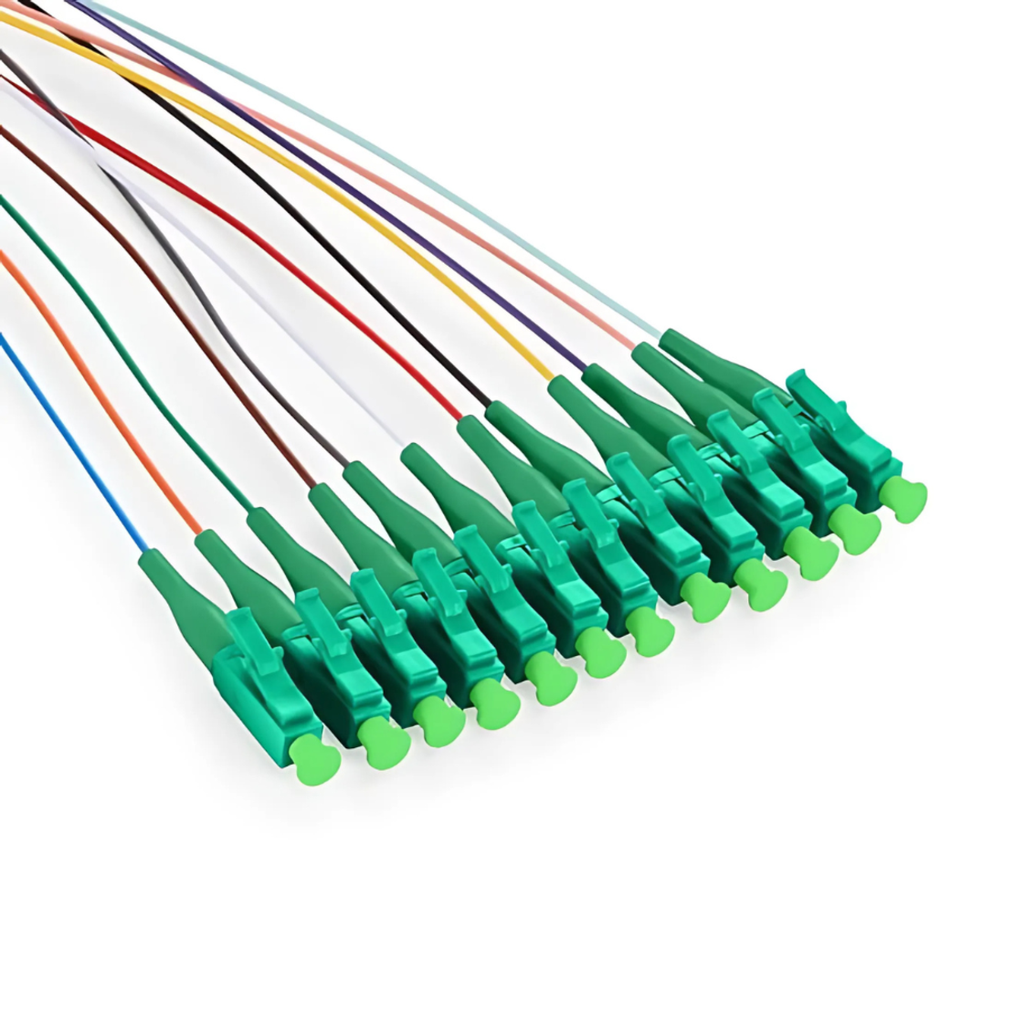 Пигтейл LC/APC,12бр/сет, SM G657A1, 1м, 0.9мм, LSZH