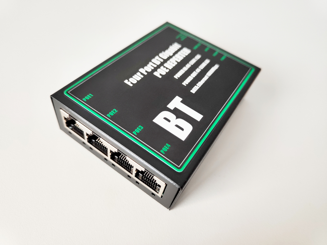 POE Екстендер/Репитер 4x10/100/1000 IEEE 802.3bt