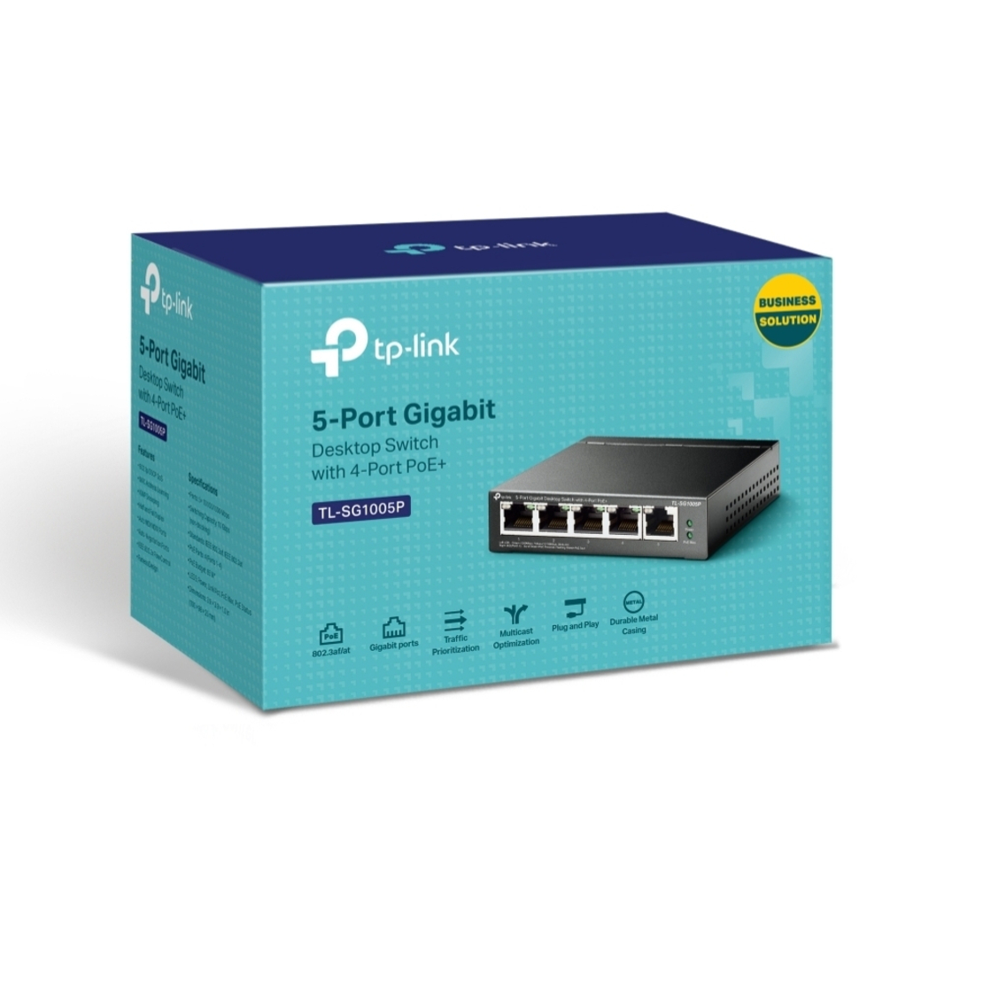 5-портов 10/100/1000 Mbps Desktop Switch с 4-порта PoE+ - Omada by TP-Link SG1005P