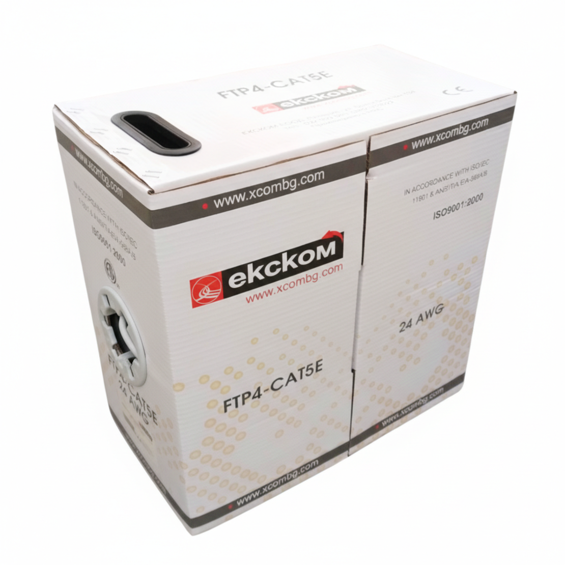 FTP Cat5e 24AWG CU - меден, сив