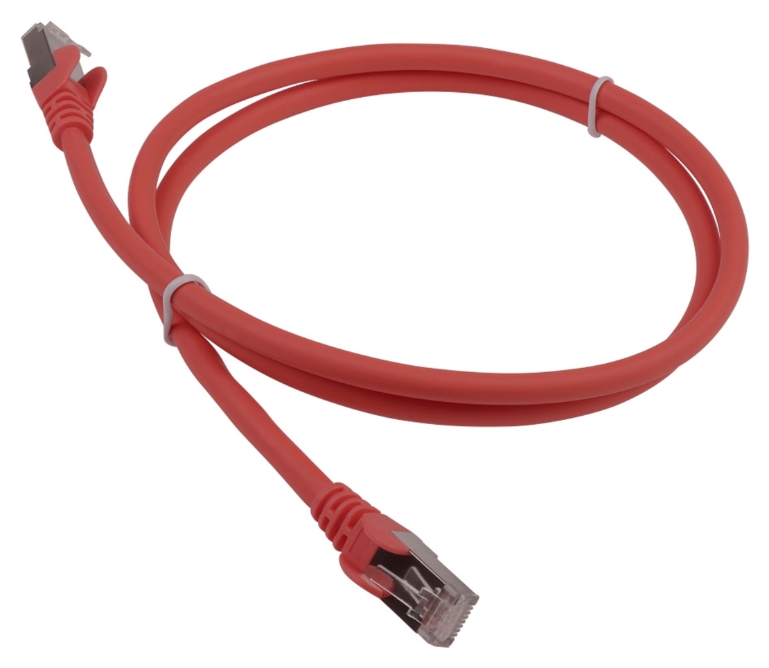 Пач кабел FTP Cat.5e CCA- 1m, червен