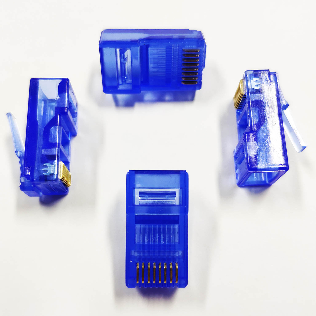 Конектор RJ45, UTP, син
