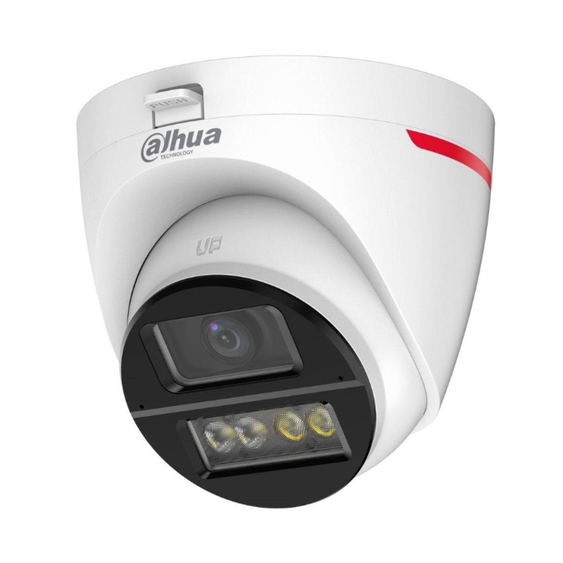 HDCVI 2MP Купол WizColor Smart Light+ Led 50m 2.8mm - Dahua HAC-HDW1249X-A-PRO-0280B-DIP